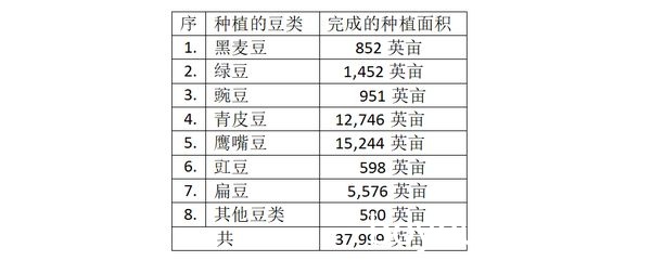 实皆省蒙育瓦县区冬作物各种豆类及菜花作物种植情况